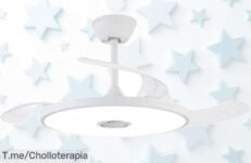 Ventilador de techo Narvi con luz LED y control Bluetooth a precio loco súper chollo aprovecha este ofertón con descuento brutal especial y limitado compra ya