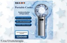 Ventilador portátil con pantalla led y súper velocidad para un verano fresco precio de ganga nunca visto aprovecha este ofertón limitado corre ya