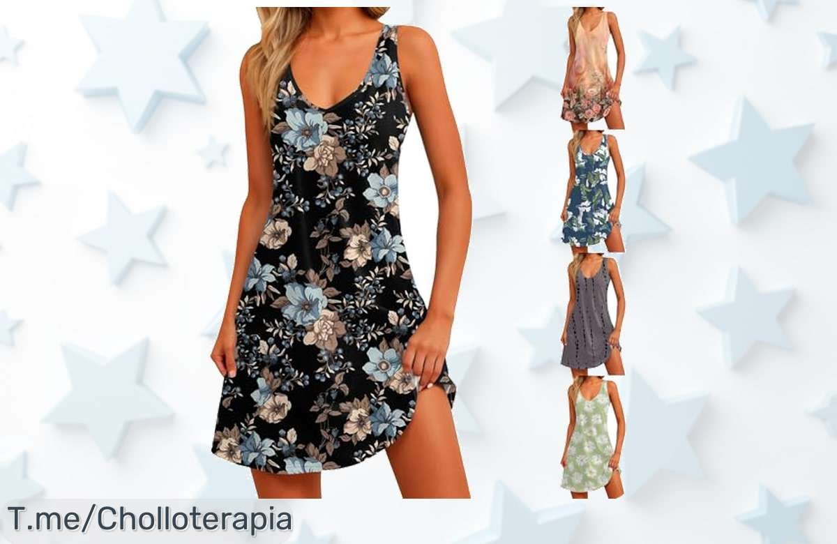 Vestidos de verano con bolsillo práctico y diseño único a precio loco aprovecha este super chollo antes que se agote descuento brutal nunca visto compra ya