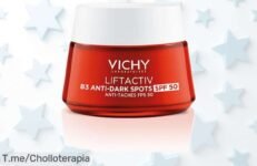 Vichy Liftactiv crema B3 antimanchas con SPF50 alucinante con descuento brutal para eliminar manchas y proteger tu piel corre que este ofertón nunca visto se agota ya