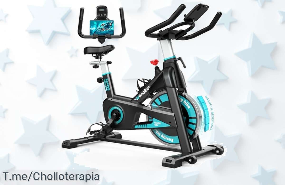 Wenoker bicicleta estática magnética con resistencia ajustable y pantalla LCD supera tus límites ahora con un descuento brutal en un ofertón de precio loco ¡date prisa!