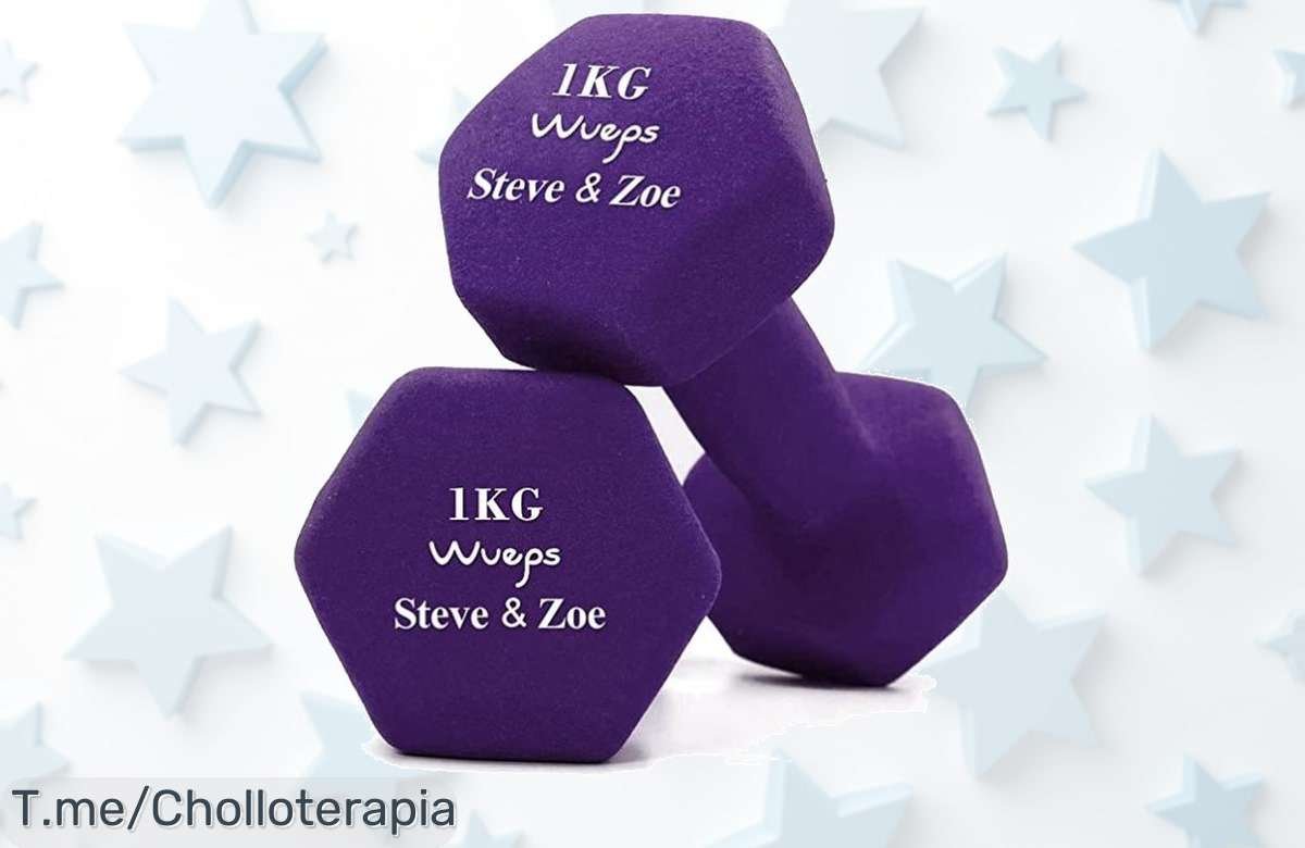 Wueps mancuernas de neopreno con peso ajustable oferta nunca vista para ganar fuerza en casa disfruta este super chollo con descuento brutal compra ya antes que se acabe