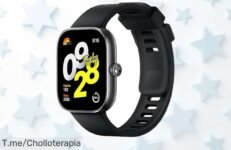Xiaomi Redmi Watch 4 pantalla AMOLED gigante y llamadas Bluetooth directo en tu muñeca precio loco nunca visto super chollo con batería por hasta 20 días oferta limitada corre ya
