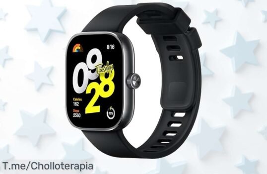 Xiaomi Redmi Watch 4 pantalla AMOLED gigante y llamadas Bluetooth directo en tu muñeca precio loco nunca visto super chollo con batería por hasta 20 días oferta limitada corre ya