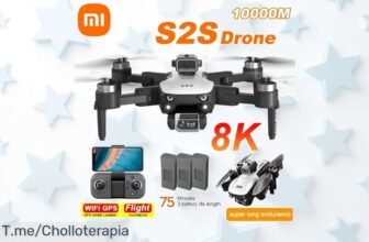 Xiaomi S2S drone 8K con cámara dual y GPS evita obstáculos fáciles vuelo sin escobillas super chollo con descuento brutal oferta limitada ¡compra ya este ofertón!
