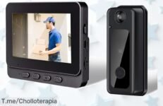 Yunir cámara timbre inalámbrica 8MP visión nocturna ángulo 170º super chollo para proteger tu hogar ahora con descuento brutal ¡aprovecha este ofertón único antes que desaparezca!