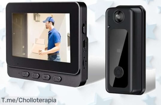 Yunir cámara timbre inalámbrica 8MP visión nocturna ángulo 170º super chollo para proteger tu hogar ahora con descuento brutal ¡aprovecha este ofertón único antes que desaparezca!