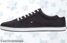 Zapatillas Tommy Hilfiger azul midnight con ajuste perfecto una comodidad que enamora y un super chollo de descuento brutal precio de ganga nunca visto ¡corre antes de que desaparezcan!