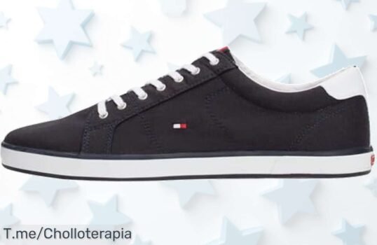 Zapatillas Tommy Hilfiger azul midnight con ajuste perfecto una comodidad que enamora y un super chollo de descuento brutal precio de ganga nunca visto ¡corre antes de que desaparezcan!