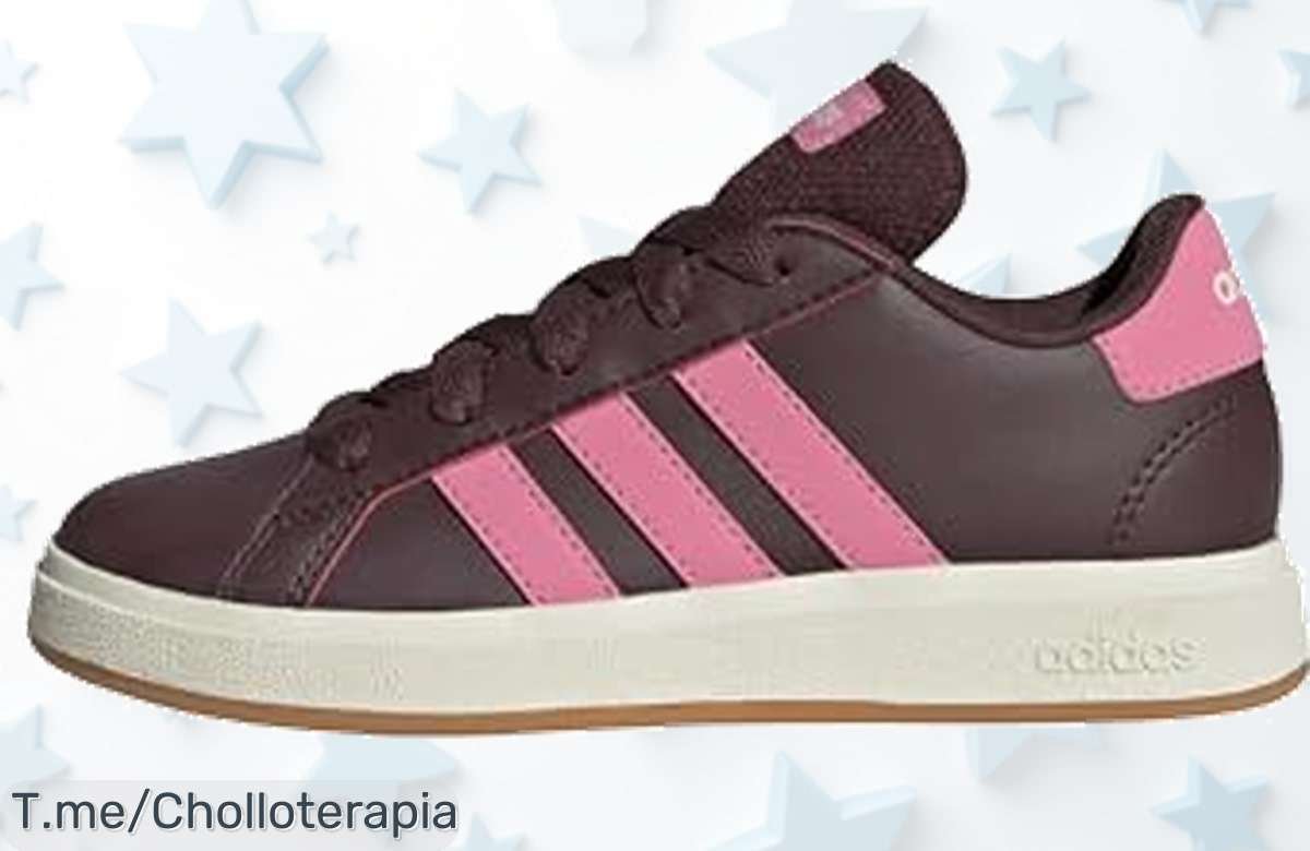 Zapatillas adidas Grand Court para niños con suela resistente y estilo atemporal precio loco que no dura aprovecha este ofertón único antes de que se acabe el descuento brutal nunca visto compra ya