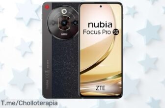 Zte Nubia Focus Pro 5G con cámara de 108MP para fotos de noche impecables pantalla rápida a 120Hz y carga super veloz precio loco súper chollo solo hoy ¡apúrate!