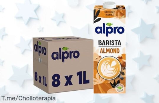 alpro bebida vegetal de almendra pack de 8 litro con un precio loco y descuento brutal para cuidar tus huesos disfruta un café cremoso ya corre que se agota no lo pierdas