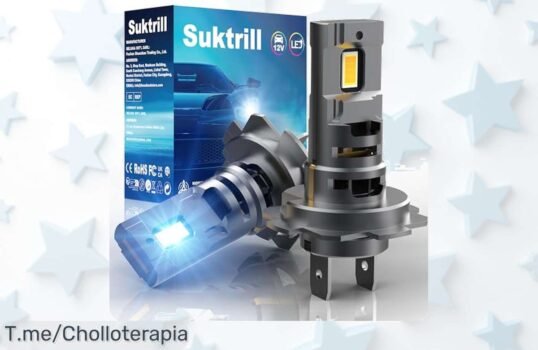 bombillas h7 led con 26000 lúmenes de luz blanca pura impecable para coche y moto super chollo con descuento brutal oferta limitada actúa ya precio loco nunca visto