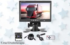 cámara de marcha atrás con pantalla 7” y visión nocturna irresistible super chollo con descuento brutal calidad pro para tu coche no pierdas este ofertón único corre ya