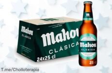 consigue mahou clásica 24 botellas con sabor suave y aroma frutal original desde 1890 disfruta este super chollo a precio loco antes que se acabe ¡ofertón limitado!