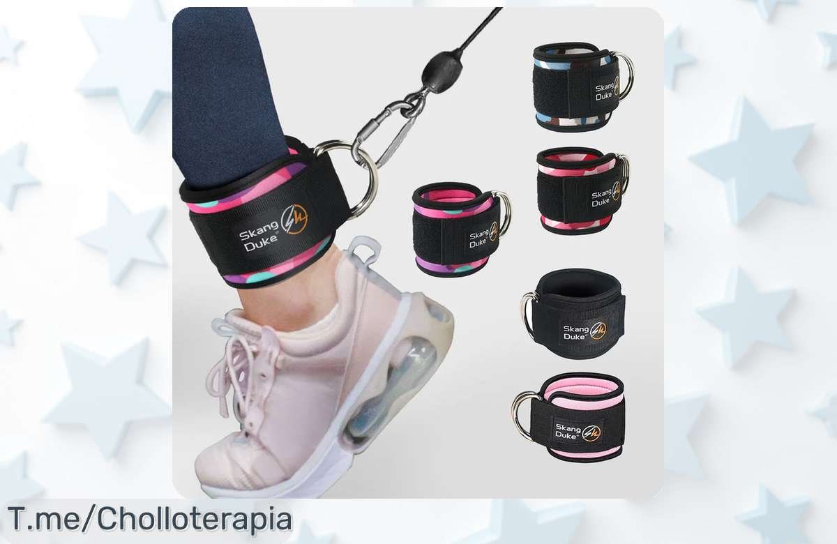 correas de tobillo ajustables con anillo en D el super chollo para potenciar glúteos y piernas oferta nunca vista precio loco aprovecha antes que se agoten