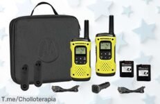 descubre el motorola t92 h20 pack con 2 walkies resistentes prueba comunicación clara entre canales aprovecha ya este ofertón único con descuento brutal y precio de ganga
