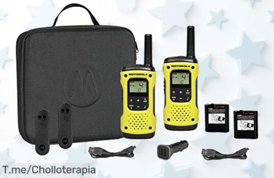 descubre el motorola t92 h20 pack con 2 walkies resistentes prueba comunicación clara entre canales aprovecha ya este ofertón único con descuento brutal y precio de ganga