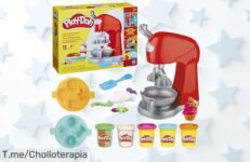 descubre la playdoh batidora mágica con 5 colores únicos, potencia su creatividad al máximo y aprovecha este super chollo con un descuento brutal ¡oferta limitada que vuela!