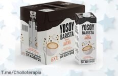 disfruta yosoy bebida vegetal avena barista sabor cremoso sin azúcares con descuento brutal precio de ganga por tiempo limitado ¡corre que es un ofertón nunca visto!
