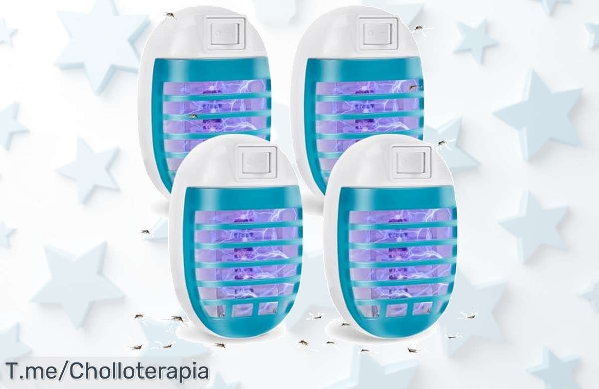 lámpara antimosquitos uv 4 en 1 con precio loco y descuento brutal mata al instante sin químicos disfruta noches libres de bichos oferta nunca vista ¡corre que vuelan!