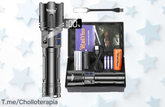 linterna led brutal de un millón de lúmenes que alumbra a 1600 metros precio loco y descuento brutal nunca visto aprovecha este super chollo antes que se acabe
