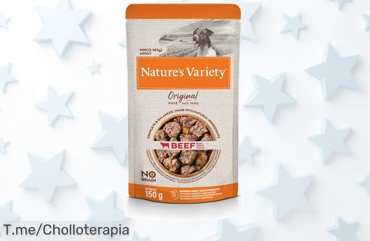 nature’s variety mini paté para perros con buey proteína top y natural que tu perro amará en un súper chollo con descuento brutal precio loco ¡corre que vuelan es ofertón único!