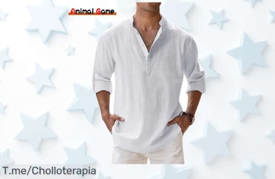 nueva camisa de lino con estilo único y súper ligera al mejor precio de ganga nunca visto aprovecha este ofertón exclusivo que vuela en pocas unidades compra ya