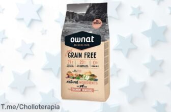ownat just grain free salmon&seafood para perros precio loco super chollo lleno de sabor y salud descuento brutal nunca visto corre que vuelan unidades oferta limitada actúa ya