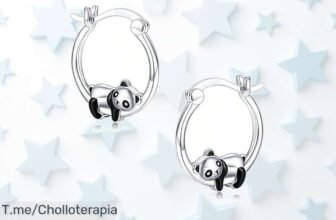 pendientes de panda con baño oro 18k hipoalergénicos el super chollo que tu niña merece aprovecha este descuentazo brutal nunca visto precio loco y oferta limitada actúa ya