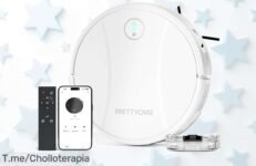 prettycare robot aspirador c2 con fregona 4000pa potencia y limpieza total disfruta de un hogar perfecto sin esfuerzo al mejor precio loco solo hoy ¡aprovecha este ofertón antes que desaparezca!