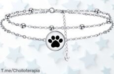 pulsera doble cadena en plata 925 con pata de perro el detalle adorable que conecta tu amor por mascotas aprovecha este ofertón nunca visto a precio loco compra ya antes que se agote