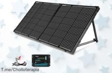 renogy panel solar portátil 100 w con controlador impermeable ahorro energético garantizado oferta nunca vista precio loco aprovecha este super chollo ya antes que se acabe