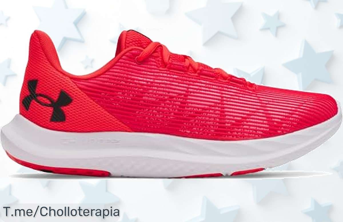 under armour charged speed swift hombre rojo con suela flexible y respuesta rápida precio de ganga nunca visto aprovecha este super chollo ya antes que se acabe