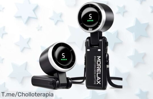 ventilador portátil de mano súper potente con pantalla led y 5 velocidades el super chollo del verano con descuento brutal precio loco que se agota rápido aprovecha ya