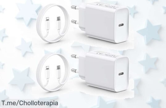 2pack cargadores 30W ultra rápidos con cable largo y protección total disfruta un super chollo y descuento brutal nunca visto compra ya antes que se acaben