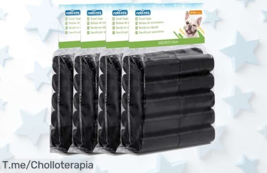 80 rollos de bolsas para perros grandes que no se rompen ni huelen mal con descuento brutal mejor que nunca lleva este super chollo hoy antes que vuele