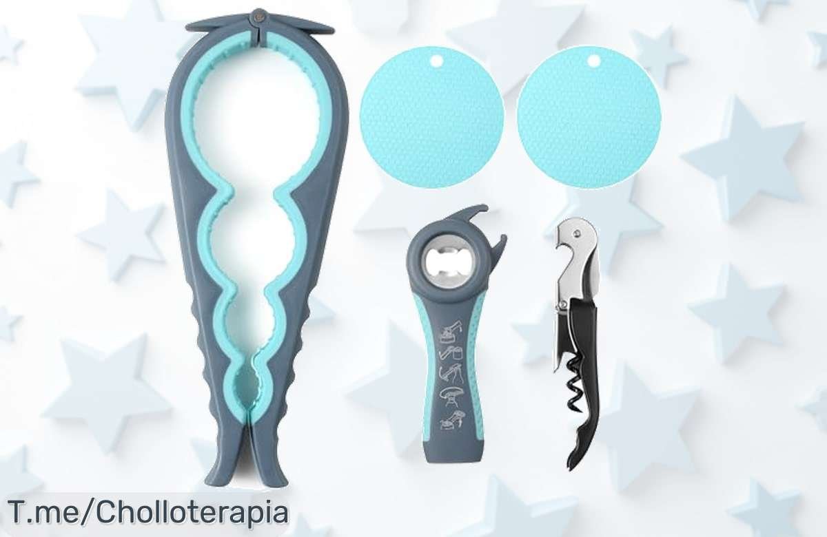 Abre todo sin esfuerzo con el pack de 5 abridores fhiskunyu disfruta del precio loco y descuento brutal nunca visto solo por tiempo limitado aprovecha este ofertón ya