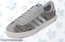 Adidas VL Court 30 mujer gris con suela cosida súper resistente y diseño eterno precio de ganga solo hoy aprovecha este ofertón brutal corre antes que se acabe