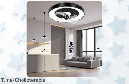 Aigostar ventilador de techo con luz Alexa edición limitada 40W y mando mando a distancia disfruta del precio loco nunca visto con descuento brutal corre que es ofertón único