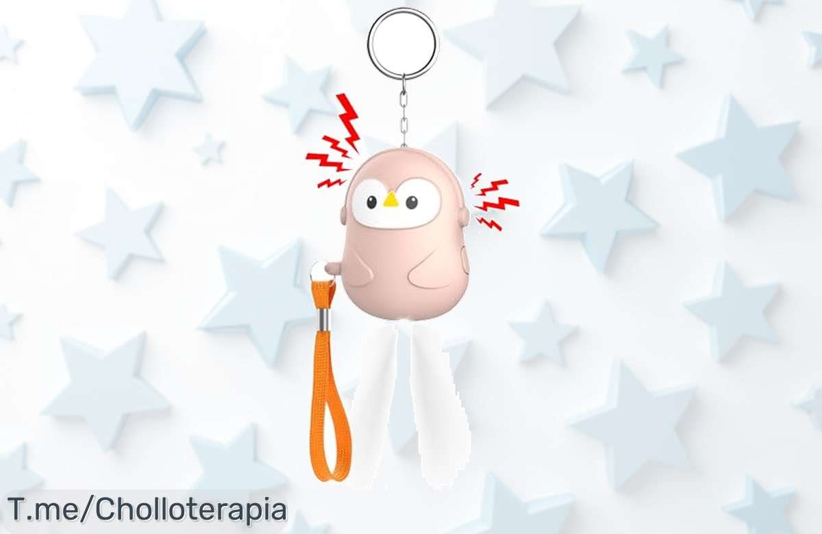 Alarma personal súper potente con luz LED y activación rápida en precio loco descuento brutal nunca visto aprovecha este super chollo urgente compra ya