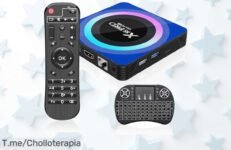 Android 13 TV Box con vídeo 8K alucinante y mini teclado inalámbrico a un precio loco descuento brutal solo hoy corre que este super chollo se agota ya