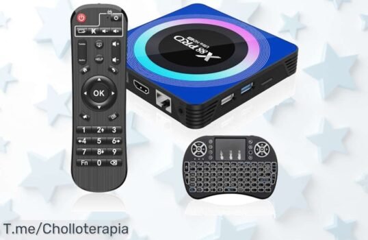 Android 13 TV Box con vídeo 8K alucinante y mini teclado inalámbrico a un precio loco descuento brutal solo hoy corre que este super chollo se agota ya