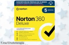 Antivirus Norton 360 Deluxe con protección para 5 dispositivos y VPN segura a precio loco nunca visto aprovecha este super chollo antes que se acabe compra ya