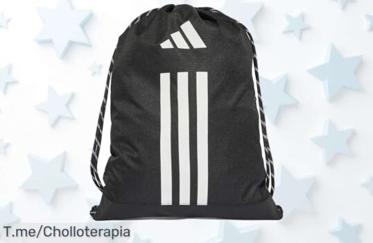 Aprovecha este ofertón en el gym sack adidas con cierre seguro y bolsillo secreto nunca visto ideal para guardar todo bien seguro corre por tu super chollo de precio loco ya
