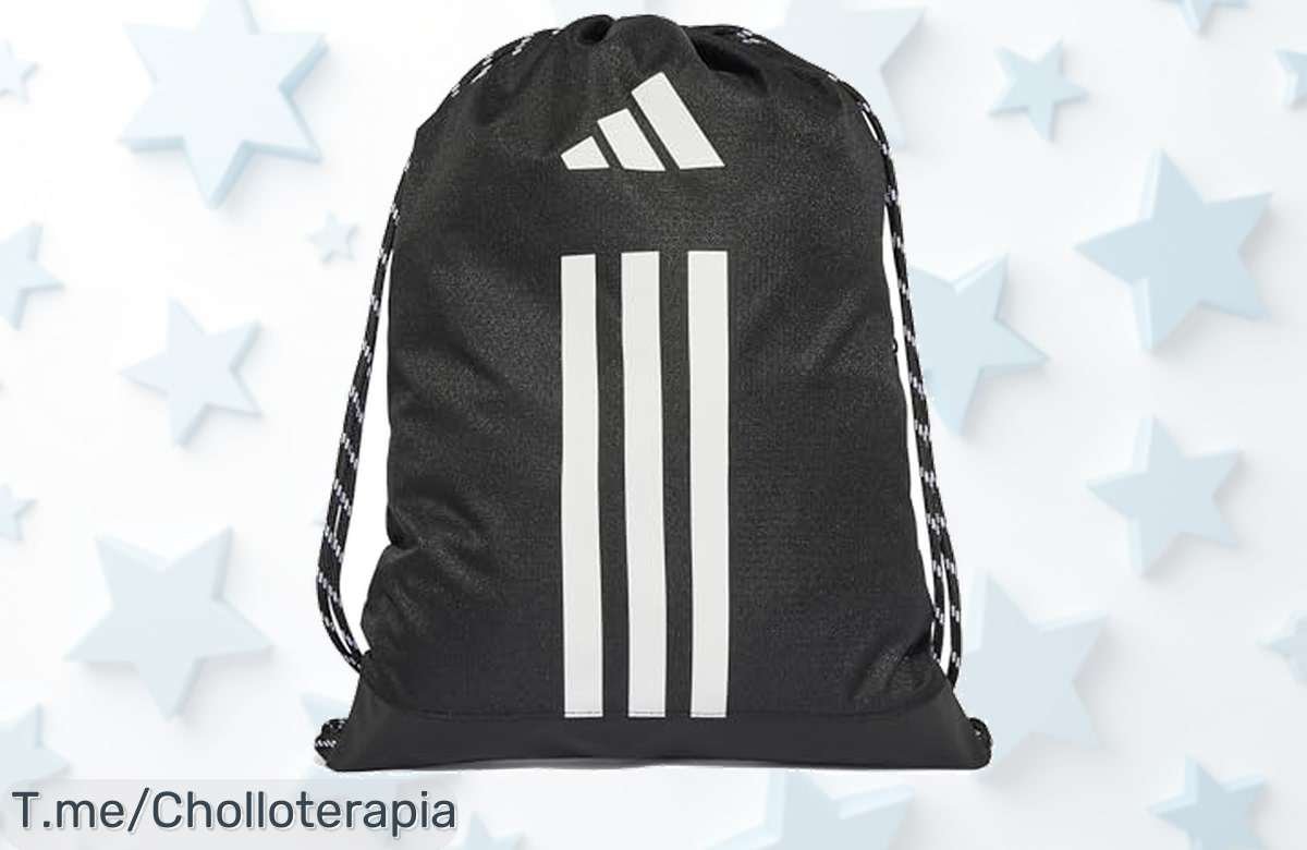 Aprovecha este ofertón en el gym sack adidas con cierre seguro y bolsillo secreto nunca visto ideal para guardar todo bien seguro corre por tu super chollo de precio loco ya