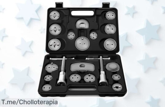 Aprovecha este super chollo tresko reposicionador de pistones con 22 piezas fuertes y fáciles que ahorran tiempo en frenos precio loco oferta única limitada ¡corre ya!