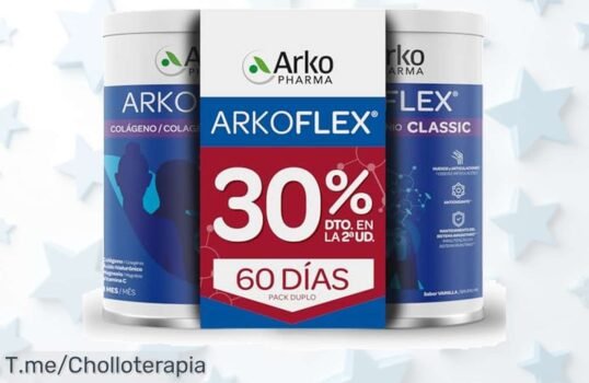 Arkoflex colágeno duplo con magnesio y vitamina C a precio loco para huesos fuertes y piel joven aprovecha este ofertón nunca visto antes compra ya que es un descuento brutal