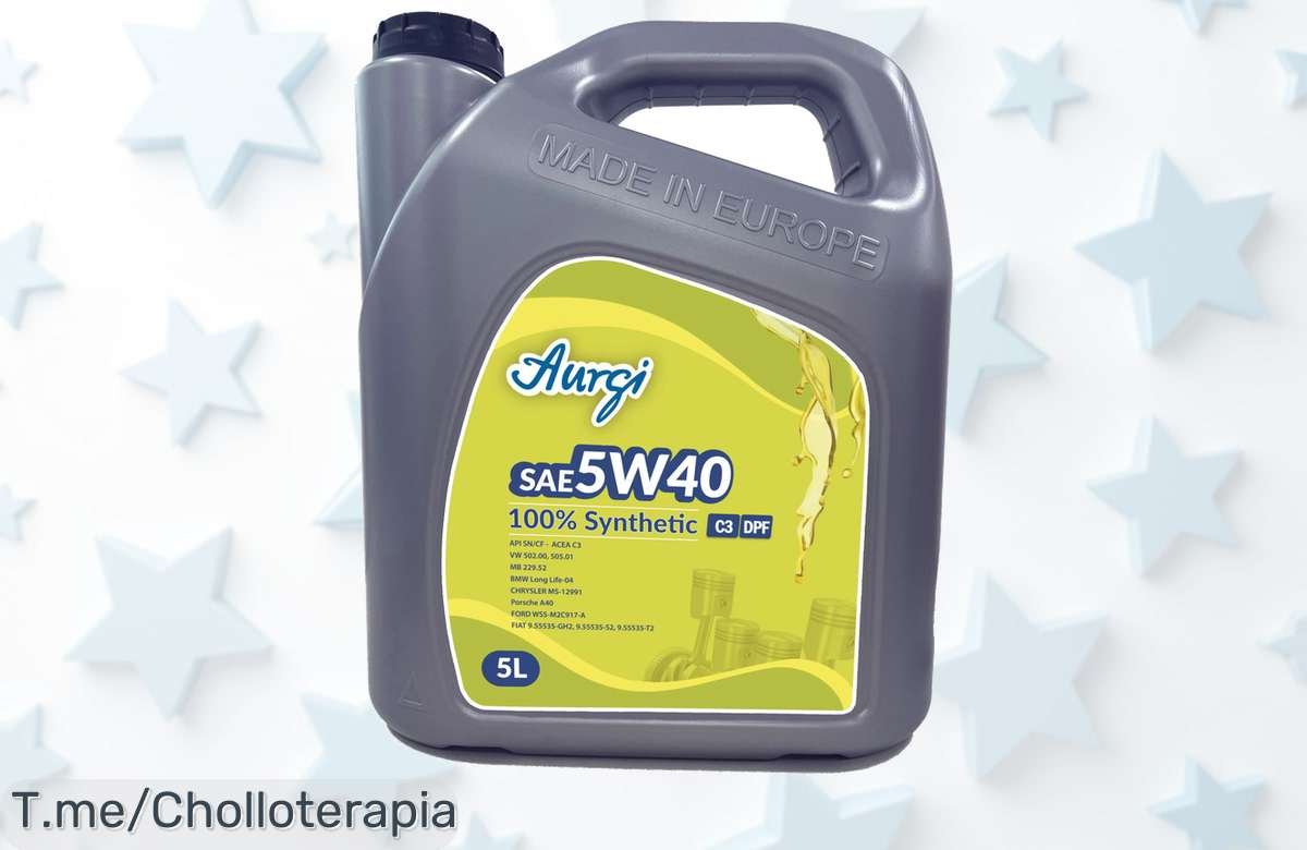 Aurgi aceite 5w40 c3 dpf multigrado para motor diésel con descuento brutal y precio de ganga cuida tu coche al máximo aprovecha este super chollo único ya