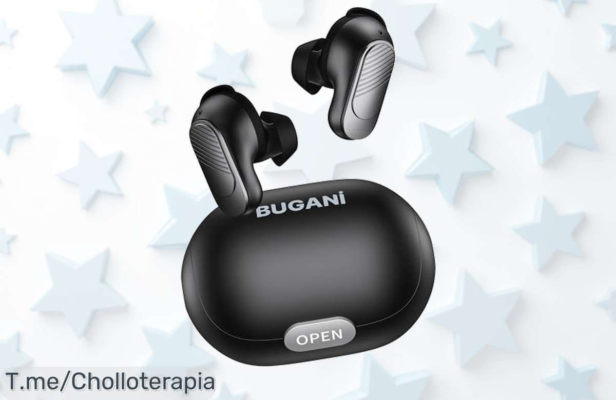 Auricular inalámbrico Bluetooth 5.3 con sonido brutal y batería hasta 30 horas super chollo con descuento brutal nunca visto corre que vuelan las unidades